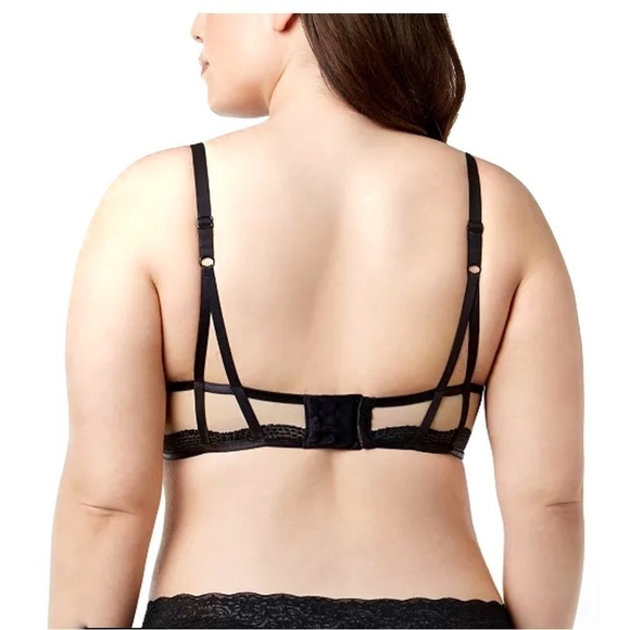 NEW-MAIDENFORM Love The Lift Underwire Demi, Smoothing Lace-Trim Push Up Bra 36C - Picture 9 of 15